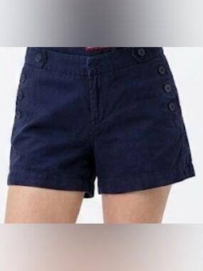 Merona Navy Button-Accent Women’s Shorts